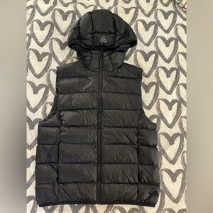 TNA Black Puffer Vest